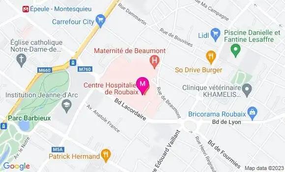 Localisation Dr Marine Marrucho