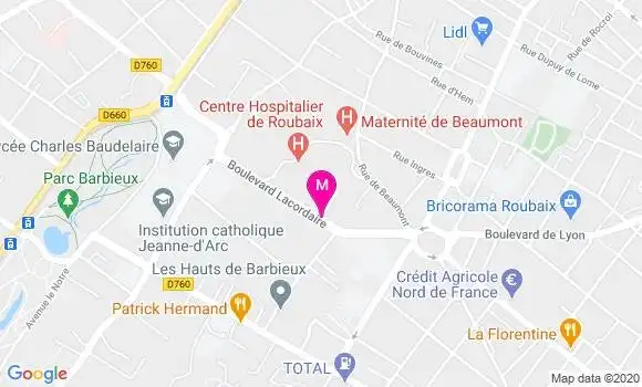 Localisation Dr Emmanuel Cixous