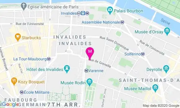 Localisation Dr Martine Leonard Poisson