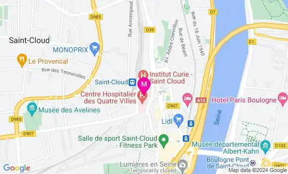Localisation Dr Florian Morel