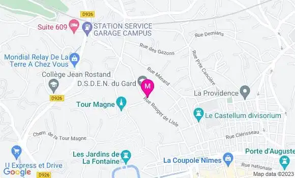 Localisation Dr Claire Maume