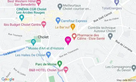 Localisation Dr Nathalie Gabillat