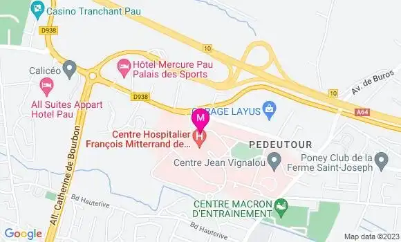 Localisation Dr Godefroy Aujay