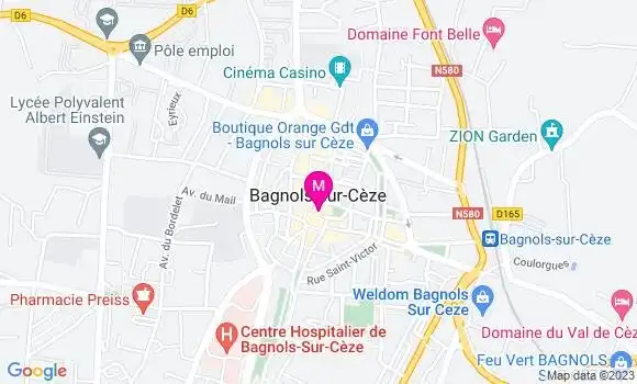 Localisation Dr Antoine Fournier