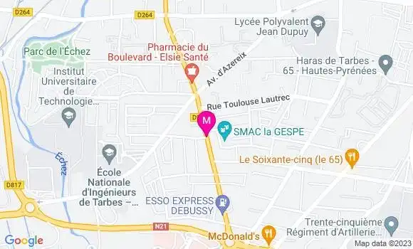 Localisation Dr Caroline Bernede