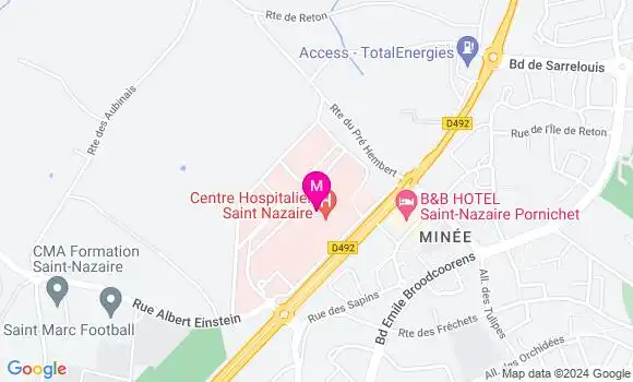 Localisation Dr Christine Peaud Evin