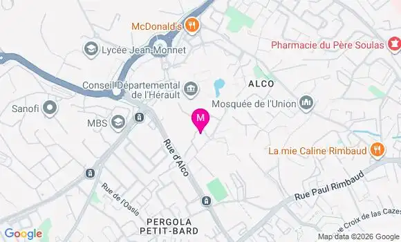 Localisation Dr Louise Anne Gervais