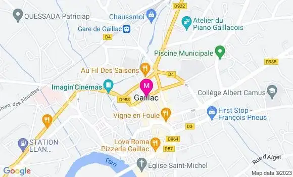 Localisation Dr Marine Cransac