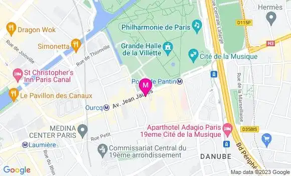 Localisation Dr Martine Poupart