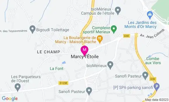 Localisation Dr Alice Defforges