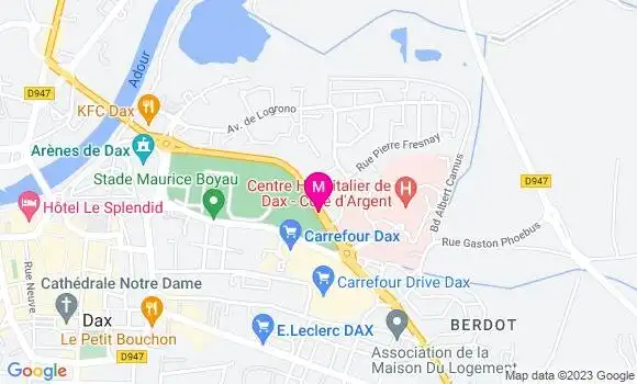 Localisation Dr Pierre Mailles