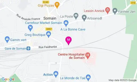 Localisation Dr Constance Lecoeuvre
