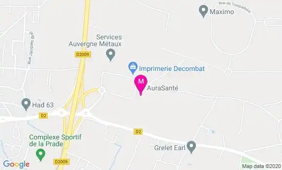 Localisation Dr Claudine Gueret