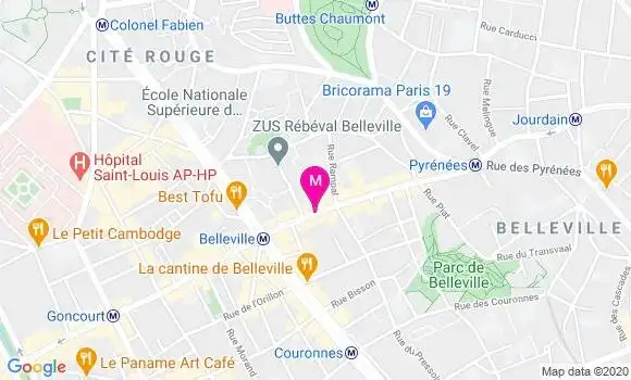 Localisation Dr Gilles Nataf