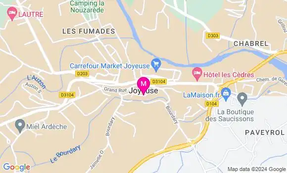 Localisation Dr Brigitte Berton