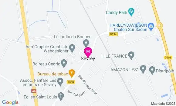 Localisation Dr Florine Martinet