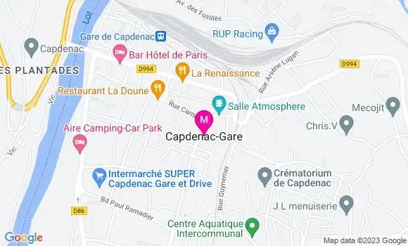 Localisation Dr Bernard D