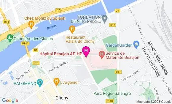 Localisation Dr Annick Hamon