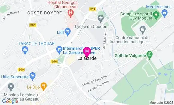 Localisation Dr Martha Deidda