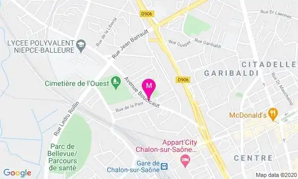 Localisation Dr Michel Faddoul