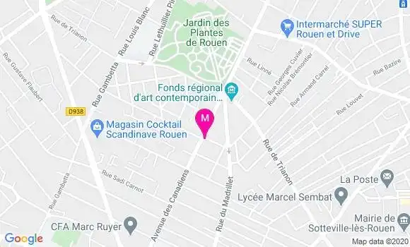Localisation Dr Fabrice Desgrippes