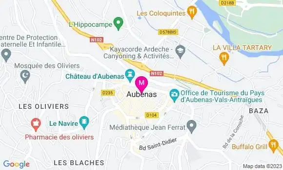 Localisation Dr Laurent Benoit