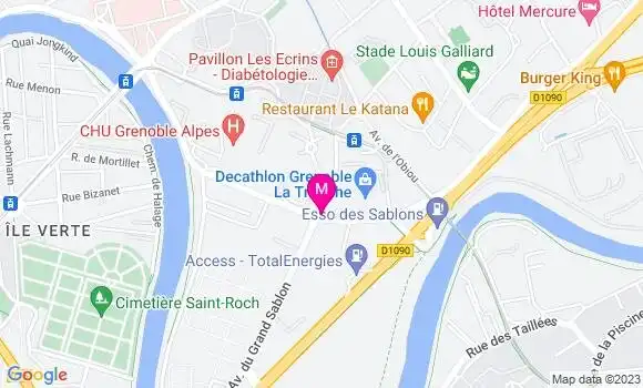 Localisation Dr Thomas Chateau