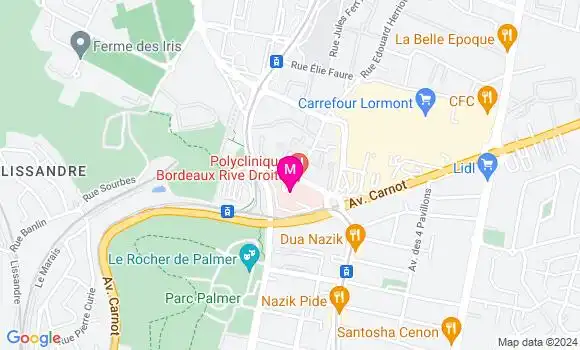 Localisation Dr Barbara Eichene Boye