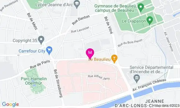 Localisation Dr Tristan Mahouet
