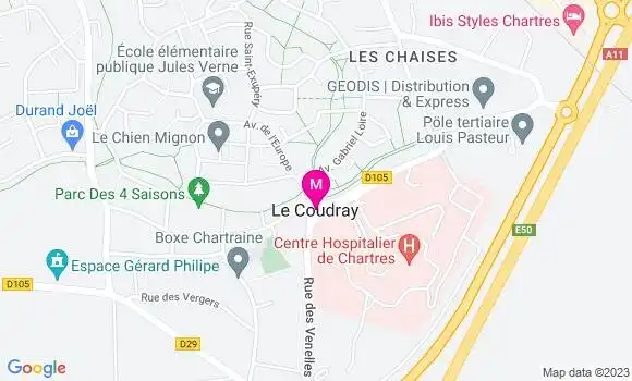 Localisation Dr Ines Moussa