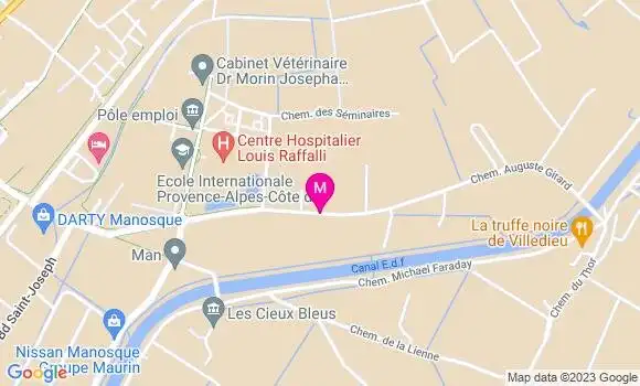 Localisation Dr Simon Djamel Thiberville