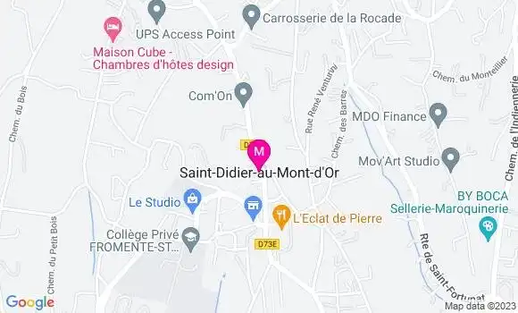 Localisation Dr Charlotte Hulin Delmotte