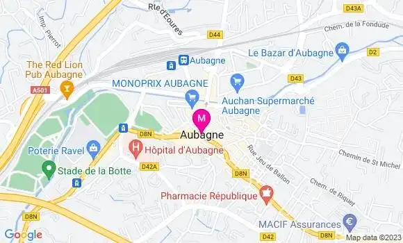 Localisation Dr Camille Maziere