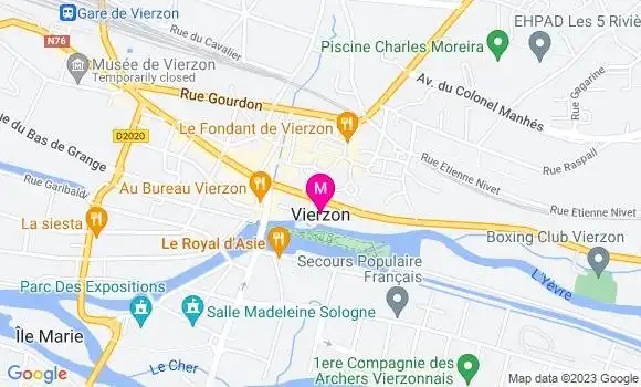 Localisation Dr Francesca Bisio