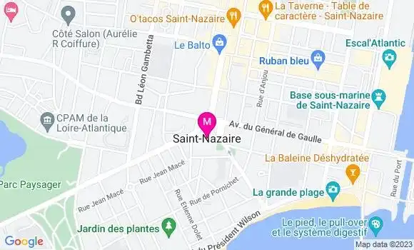 Localisation Dr Denis Gaschard
