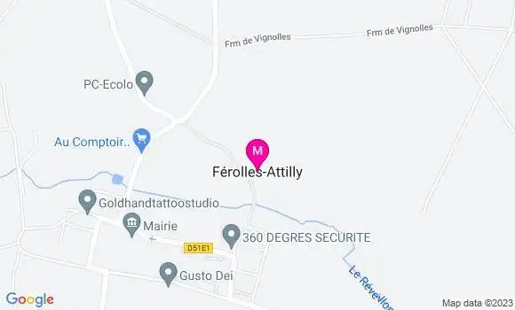 Localisation Dr Arthur Spillebout