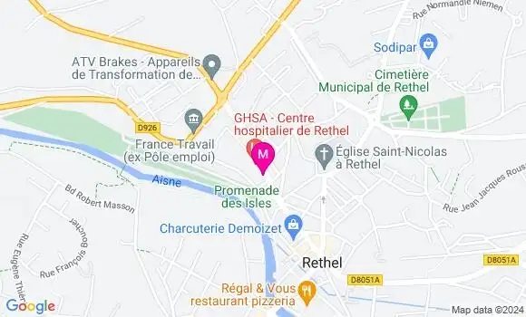 Localisation Dr Cherif Lhacene