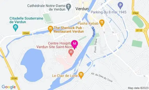 Localisation Dr Emilie Bernard