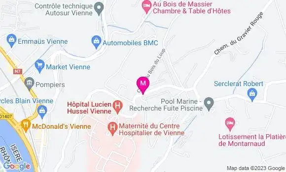 Localisation Dr Marianne Autissier