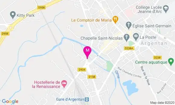 Localisation Dr Françoise Guibourg