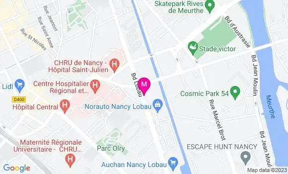 Localisation Dr Amandine Lefeuvre