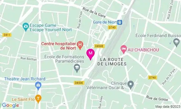 Localisation Dr Antoine Henry Bonniot
