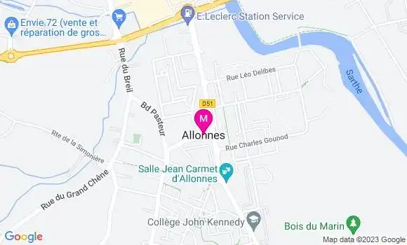 Localisation Dr Catherine Joubaud