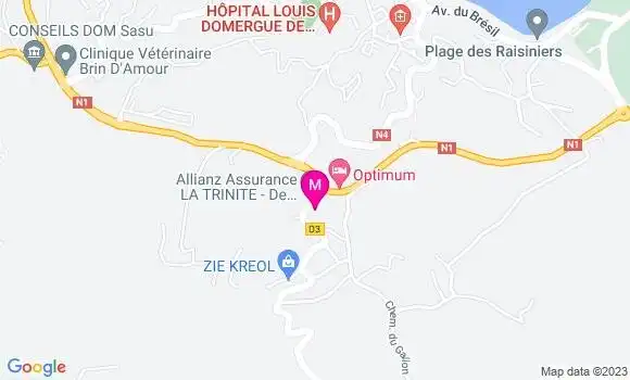 Localisation Dr Mathilde Verdon