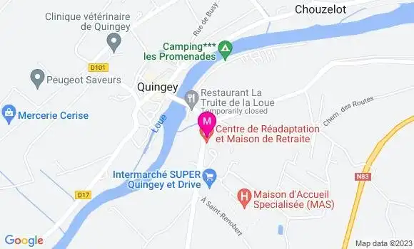 Localisation Dr Pauline Vandelle