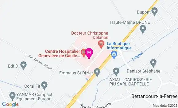 Localisation Dr Abdan Aubert Bavouidibio