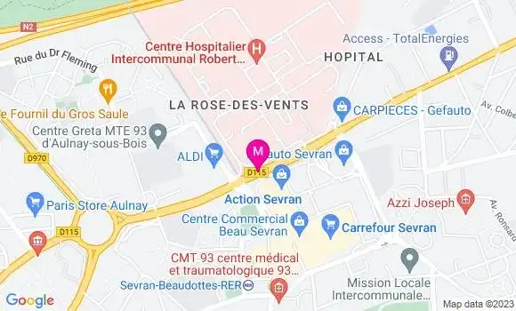 Localisation Dr Fabrice Bertrand