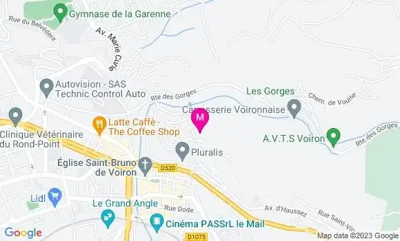 Localisation Dr Nicolas Cuvier