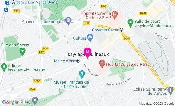 Localisation Dr Benoit Travert