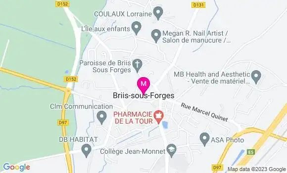 Localisation Dr Pauline Lorin